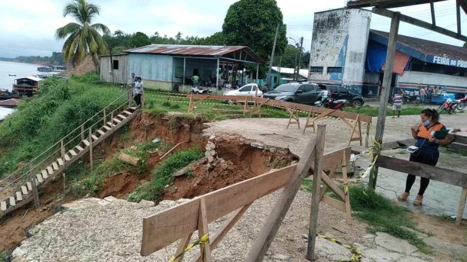 No AM, município de Jutaí decreta estado de emergência por conta da estiagem no médio Solimões