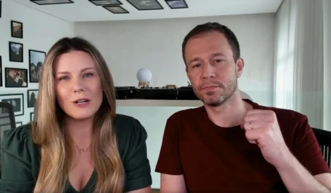VÍDEO: apresentador Tiago Leifert revela câncer nos olhos da filha de 1 ano e recomenda pais sobre exame precoce