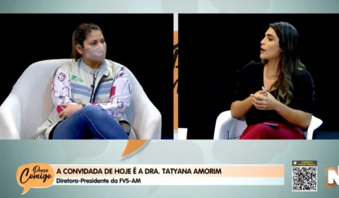 VÍDEO: veja como foi o programa ‘Pensa Comigo’ com participação da diretora-presidente da FVS-AM