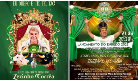 Reino Unido apresenta logo do Carnaval 2022 e anuncia lançamento de enredo para Zezinho Corrêa