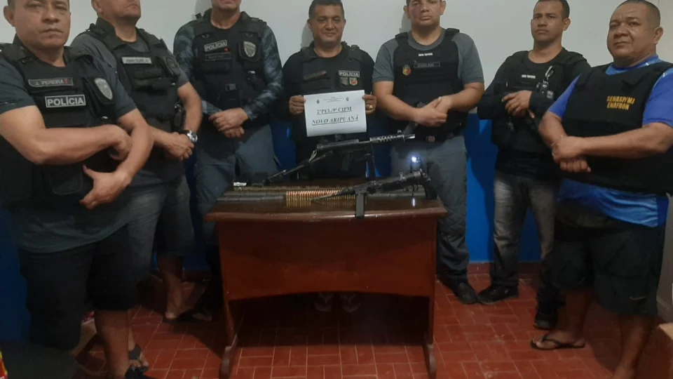 Polícia troca tiros e impede assalto a banco em Novo Aripuanã-AM; veja fotos