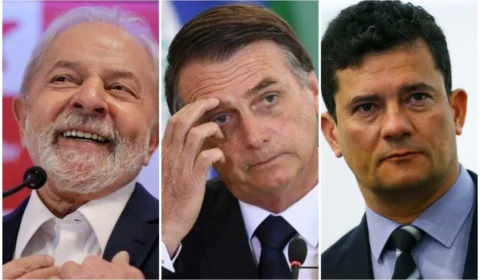 Ipec: Lula lidera corrida presidencial com 48% das intenções de votos; Bolsonaro aparece com 21%; Moro tem 6%