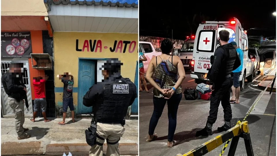 Boca de urna: durante Operação Eleição Suplementar Coari, polícia flagra dois homens oferecendo café e botons de uma coligação partidária