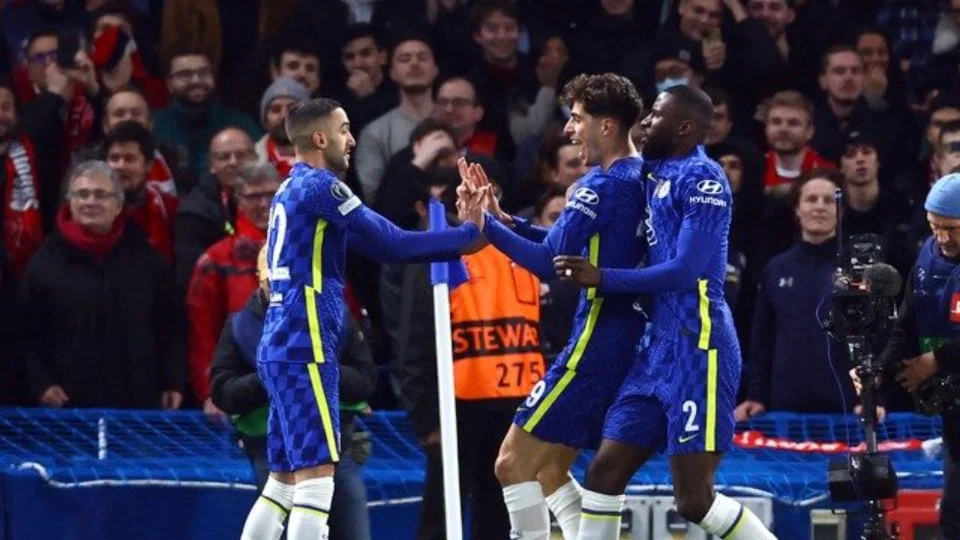 Chelsea joga melhor e vence Lille por 2 a 0 pelas oitavas da Liga dos Campeões