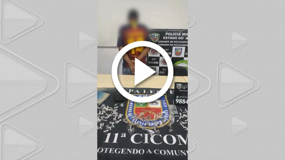 VÍDEO: adolescente é apreendido por tráfico na Zona Leste de Manaus