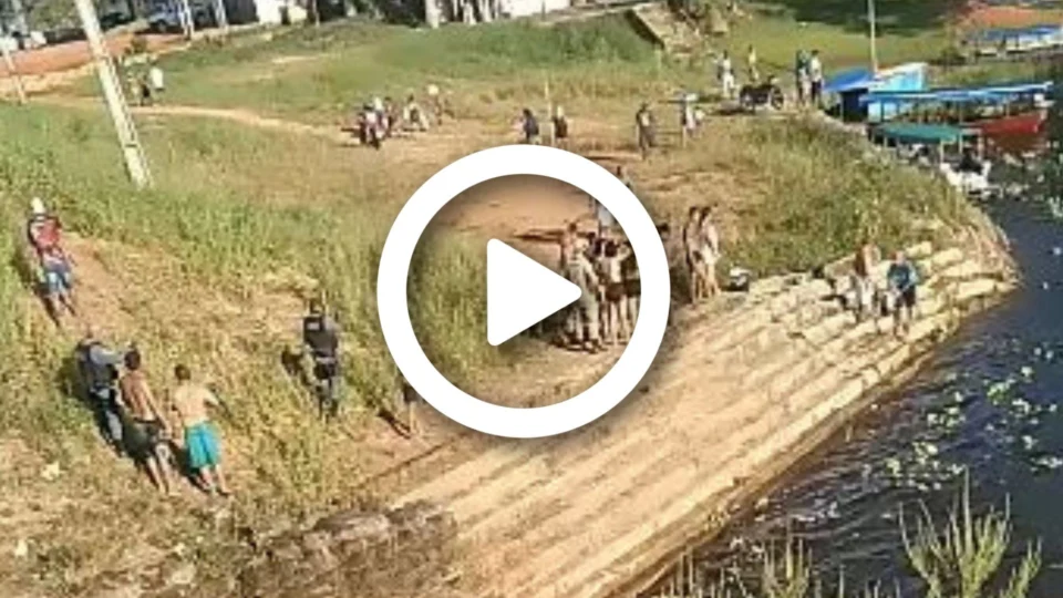VÍDEO: jovem desaparece no rio Miriti, em Manacapuru-AM