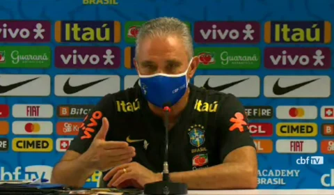 Em coletiva, Tite fala de Neymar mas não diz quais jogadores foram escalados para o jogo entre Brasil e Uruguai