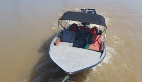 No Amazonas, operação Hórus desativa base de ‘piratas’ em rios e lagos entre os municípios de Coari e Maraã