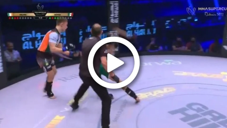 VÍDEO: Árbitro é surpreendido ao ser nocauteado durante luta de MMA