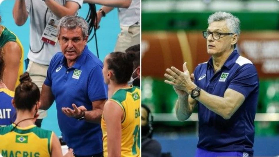 Zé Roberto e Renan Dal Zotto permanecem no comando das seleções de vôlei até Paris 2024