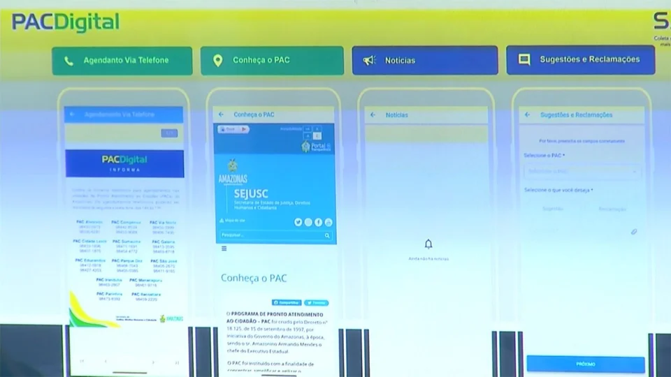 PAC Digital: Sistema de agendamentos inicia na segunda-feira, no AM