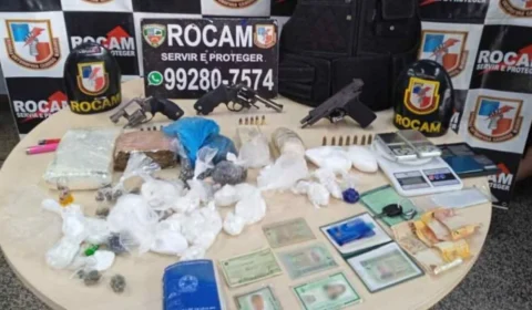 Nove suspeitos são presos com drogas e armas em Manaus