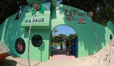 Em Manaus, parque Cidade da Criança abre para evento-teste