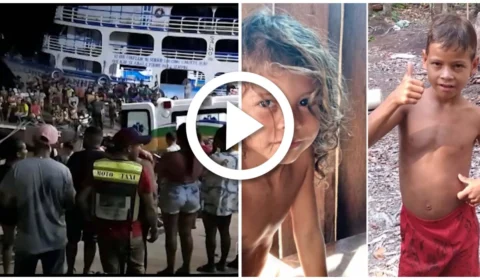 VÍDEO: irmãos indígenas encontrados na mata estão em Manaus