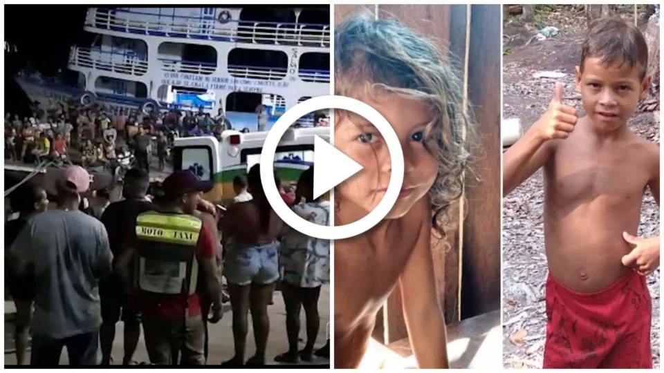 VÍDEO: irmãos indígenas encontrados na mata estão em Manaus