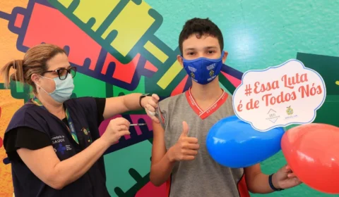 Crianças de 5 a 11 anos  com comorbidades e deficiências começam a ser vacinadas nesta segunda-feira, em Manaus