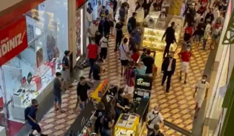Adolescentes são detidos após agredirem clientes e funcionários em centro de compras de Manaus
