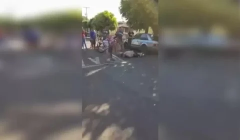 Ao tentar defender o filho, homem é agredido a pauladas por adolescentes no interior de São Paulo