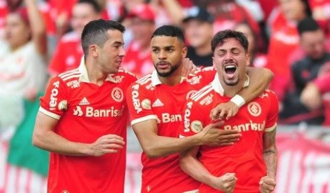 Com certa tranquilidade Inter vence Atlético/MG por 3 a 0 e figura no G-6 do Brasileirão