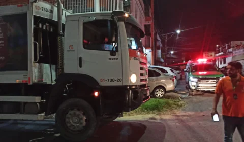 Coletor de lixo é baleado durante assalto na Zona Sul de Manaus
