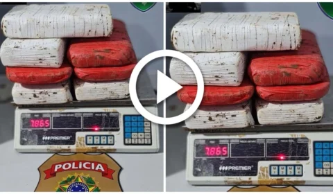 VÍDEO: droga é escondida em saco de macaxeira em barco no interior do Amazonas