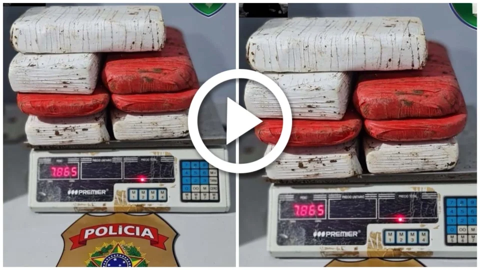 VÍDEO: droga é escondida em saco de macaxeira em barco no interior do Amazonas