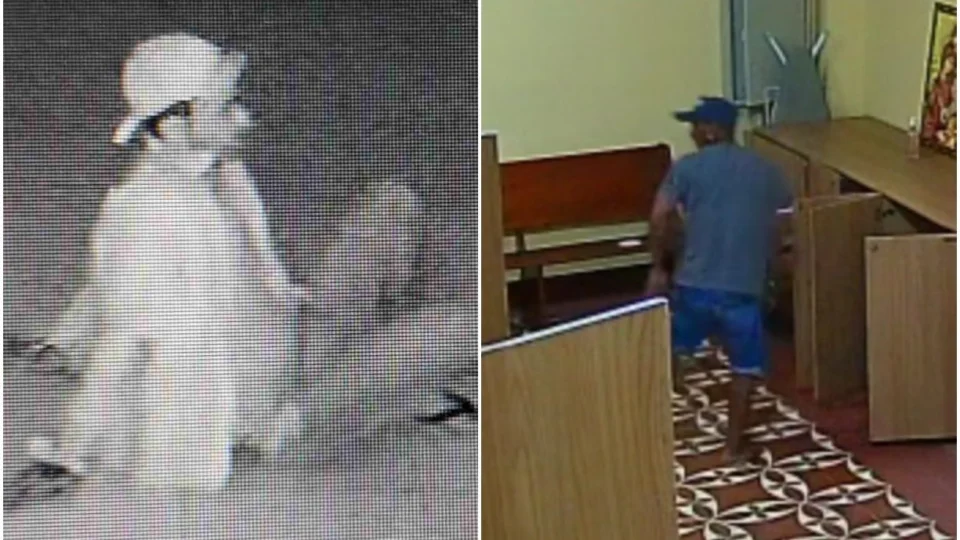 Polícia divulga imagem de homens procurados por furto em paróquia na Zona Oeste de Manaus