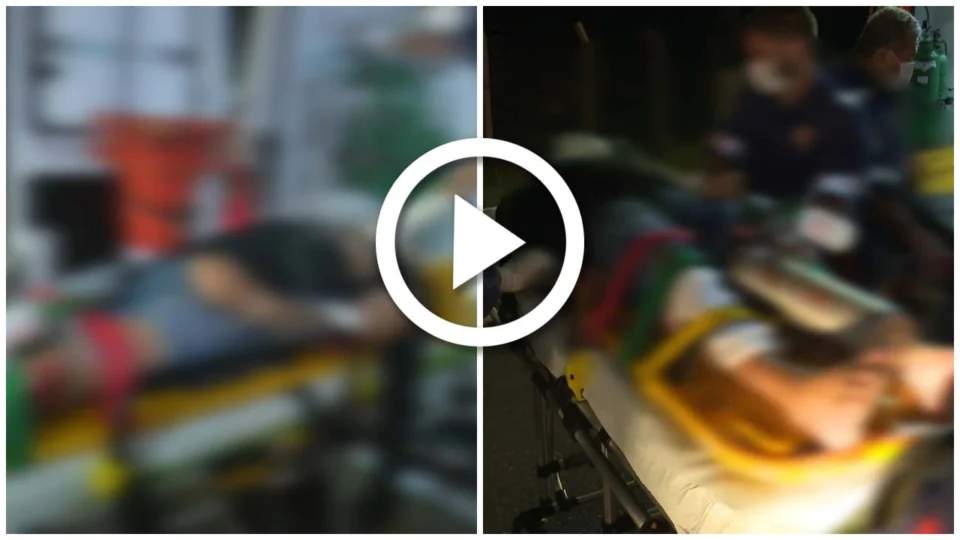 VÍDEO: colisão entre motocicletas deixa três feridos na Zona Centro-Sul de Manaus