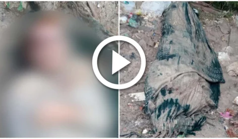 VÍDEO: corpo é encontrado com sinais de estrangulamento em lixão da Zona Norte de Manaus