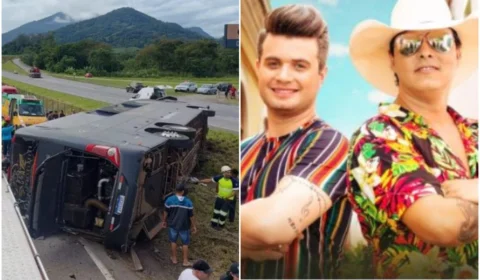 Ônibus com dupla sertaneja sofre grave acidente, em São Paulo; cinco mortes já foram confirmadas