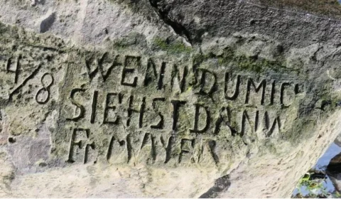 Conheça história das ‘pedras da fome’ que surgem após períodos de seca em rios da Europa