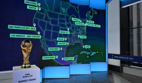 Fifa afirma que Copa de 2026 será maior do planeta com três países envolvidos e jogos em 16 cidades-sede