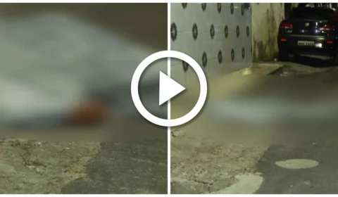 VÍDEO: homem é perseguido e morto a tiros por pistoleiros na Zona Centro-Sul de Manaus