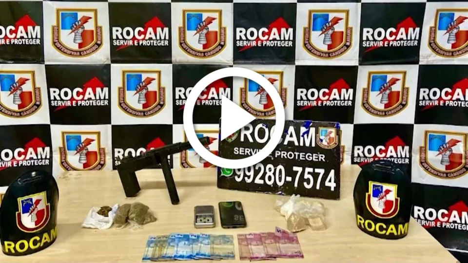 VÍDEO: homem é preso com arma e droga na Zona Norte de Manaus