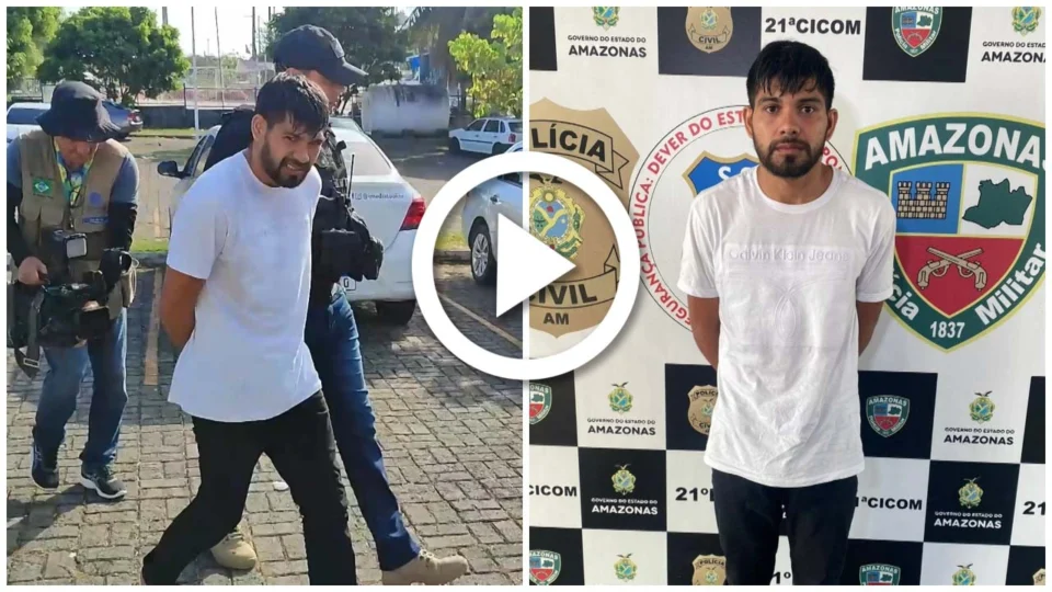VÍDEO: suspeito de incêndios criminosos em série é preso em Manaus
