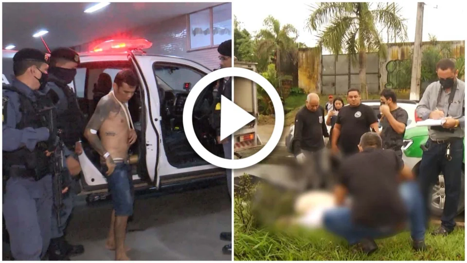 VÍDEO: na Zona Oeste de Manaus, suspeito baleado por rivais procura hospital e acaba preso