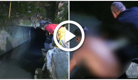 VÍDEO: corpos são encontrados em esgoto do Bairro Cidade de Deus, Zona Norte de Manaus