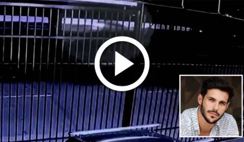 VÍDEO: câmera de segurança flagra momento do acidente envolvendo ex-participante de reality, Rodrigo Mussi, em SP