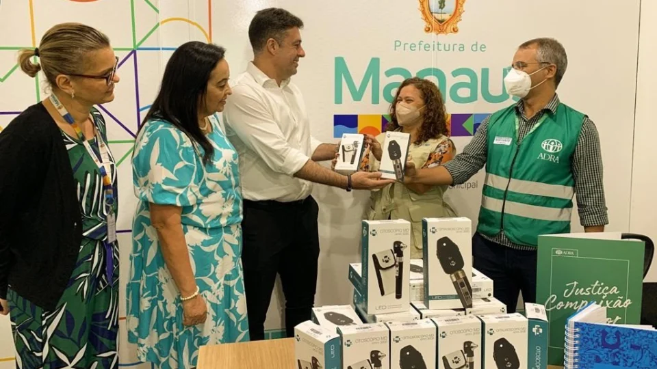 Manaus recebe equipamentos do Unicef para exames oculares e auditivos em crianças