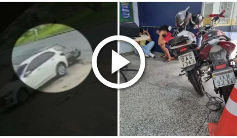 VÍDEO: suspeitos furtam R$ 15 mil em equipamentos de fisioterapia na Zona Oeste de Manaus