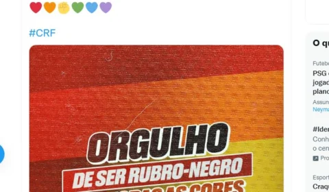 Clubes da Série A do Brasileirão como Flamengo e São Paulo valorizam Dia Internacional do Orgulho LGBTQIA+