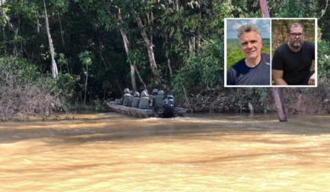 Bombeiros encontram mochila com pertences durante busca por indigenista e jornalista desaparecidos, no AM