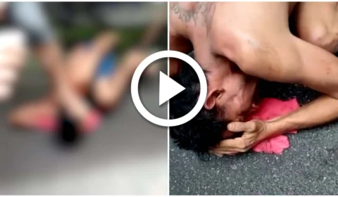 VÍDEO: suspeito de furto é espancado por populares no bairro Novo Aleixo, Zona Norte de Manaus