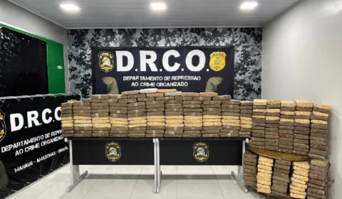 Dupla é presa com 250 kg de drogas avaliadas em R$ 1,5 milhão no bairro da Compensa, Zona Oeste de Manaus