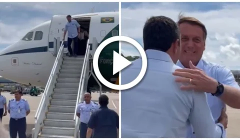 VÍDEO: Bolsonaro chega em Manaus para participar da Marcha para Jesus