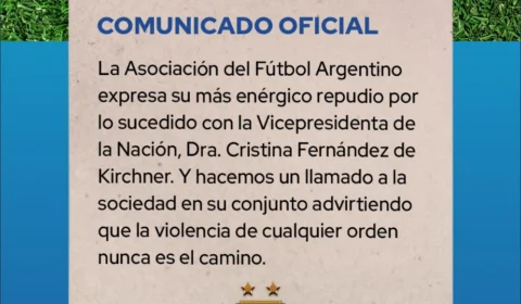 Jogos do Campeonato Argentino de Futebol são suspensos após atentado contra Cristina Kirchner