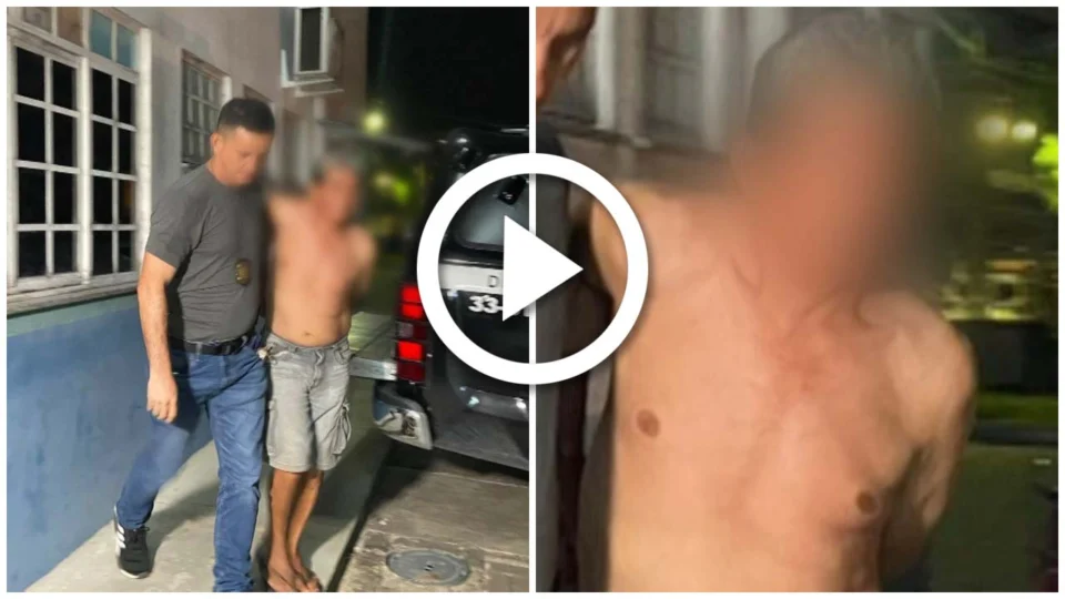 VÍDEO: idoso é preso suspeito de abusar de menina de 8 anos na Zona Norte de Manaus