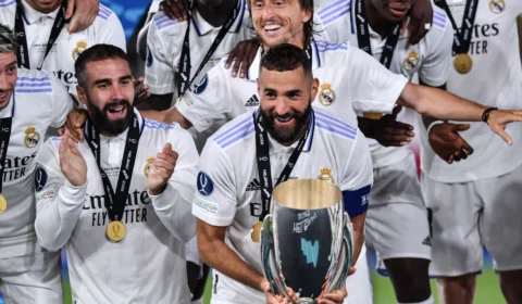 Gol marcado contra Eintracht Frankfurt faz de Karim Benzema segundo maior artilheiro da história do Real Madrid