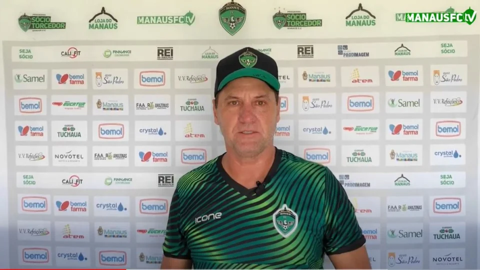 Novo técnico do Manaus FC promete: ‘pode ter certeza que será um novo Manaus a partir de hoje’