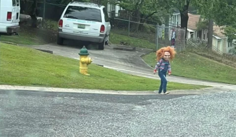Menino se veste de Chuck e assusta moradores nos Estados Unidos